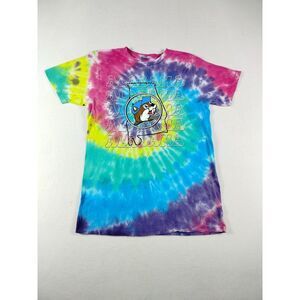 Buc-ees Shirt Mens Small Multicolor Tie Dye Hippie‎ Burning Man 60s Flower Child